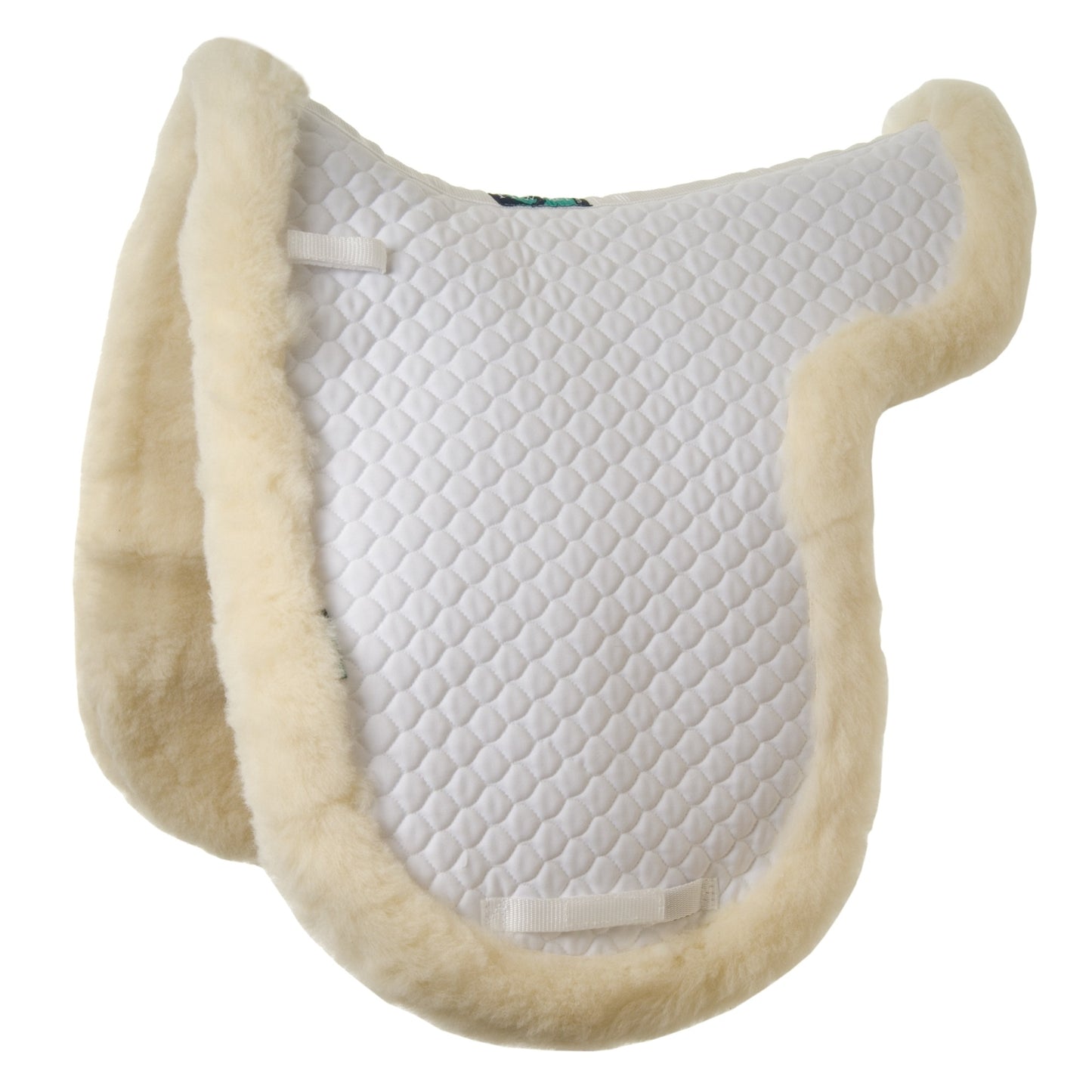 Original Full Wool Dressage Numnah in white/natural wool