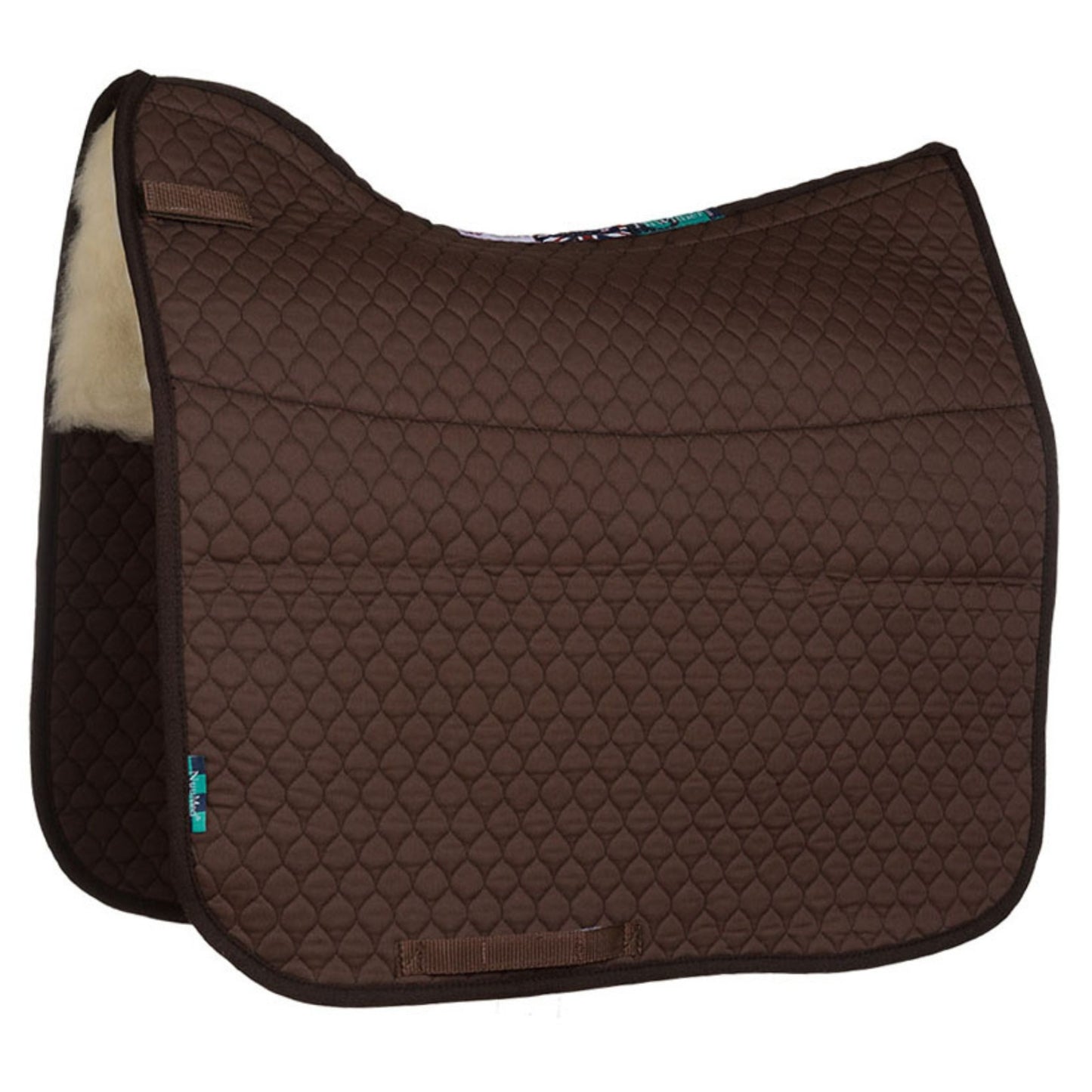 Gullet-Free Half Wool Dressage Saddle Pad
