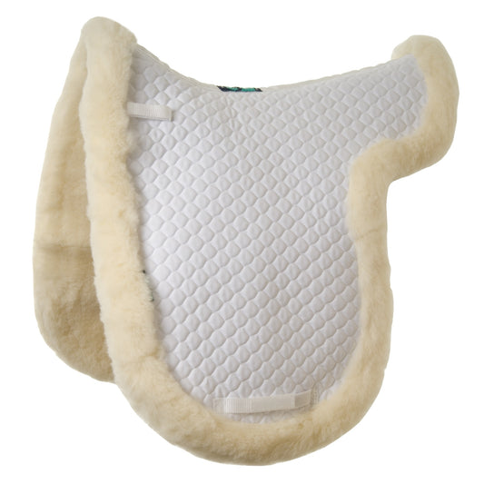 Original Full Wool Dressage Numnah in white/natural wool
