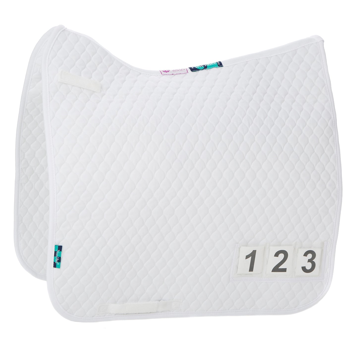 Dressage Competition Saddle Pad with Number Pockets