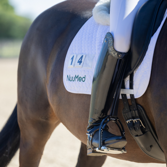 Dressage Competition Saddle Pad with Number Pockets